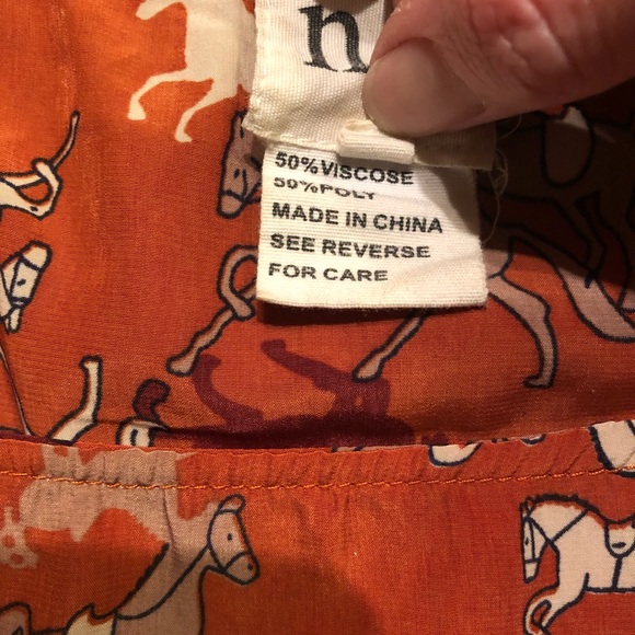 NU Mid Length Horse Dress. S/M. Light material. - Picture 5 of 8